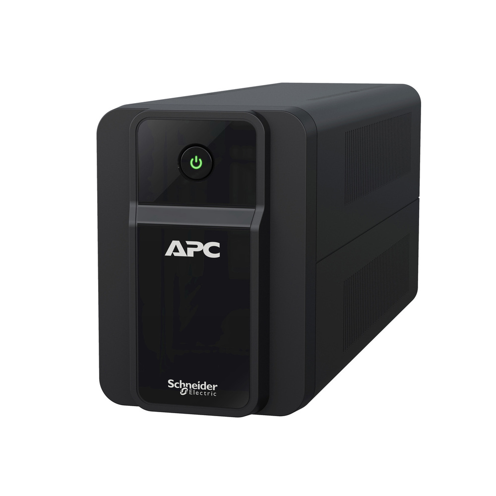 Apc Back-Ups, 600Va, Tower, 230V, 3 India 3-Pin 6A Outlets, Avr, Wo Auto Shutdown Software - Color: Black