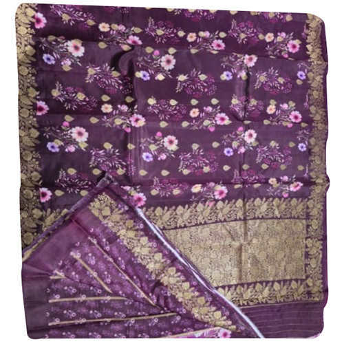 Raw Mango Pure Banarsi Katan Fancy Silk Saree - Color: Multicolor