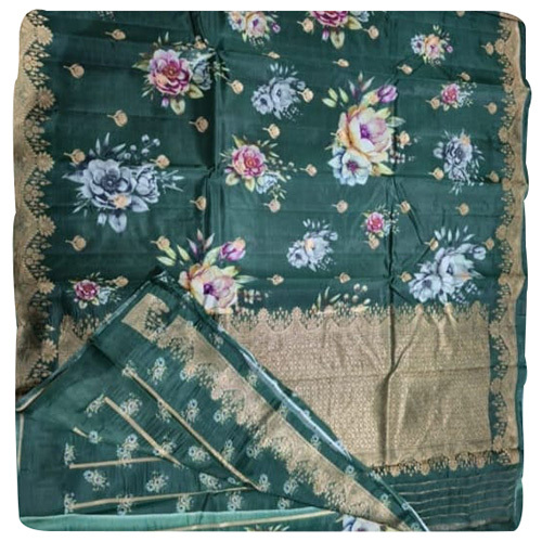 Raw Mango Pure Banarsi Katan Fancy Silk Saree - Color: Multicolor