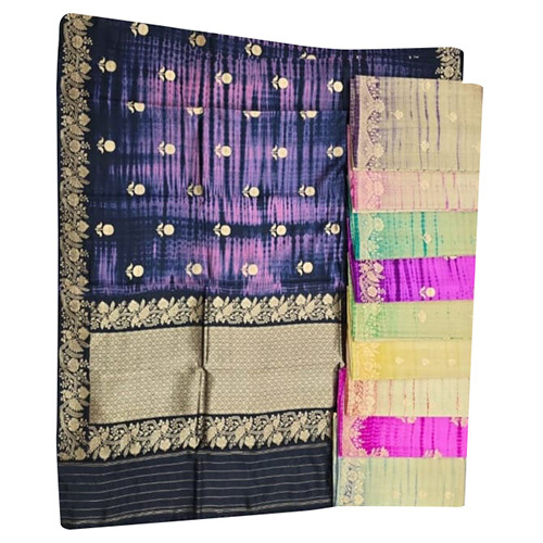 Raw Mango Pure Banarsi Katan Fancy Silk Saree - Color: Multicolor