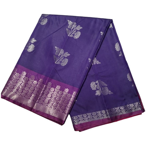 Softy Boota Banarasi Saree - Color: Multicolor