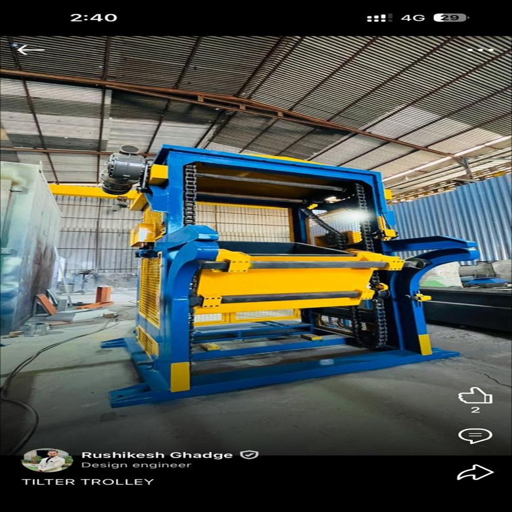 Tilting Type Chip Trolley