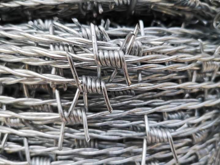 Barbed Wire Size - 12G - Color: Silver