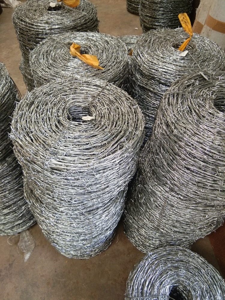 Barbed Wire Size-14G - Application: Industrial Sites