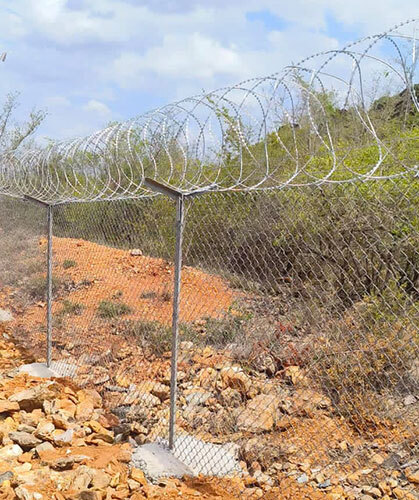 Chain Link & Concertina Coil Dia - Application: Industrial Sites