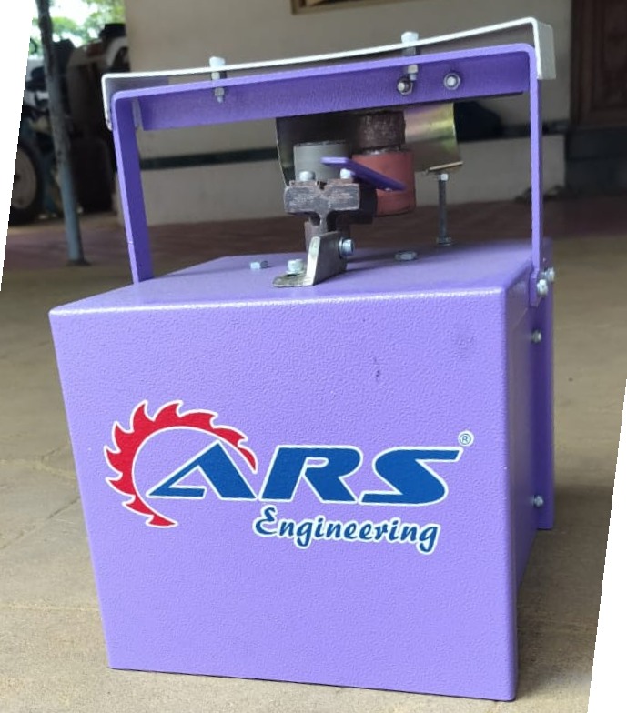 Coconut Broom Stick Extractor Machine - Color: Purple
