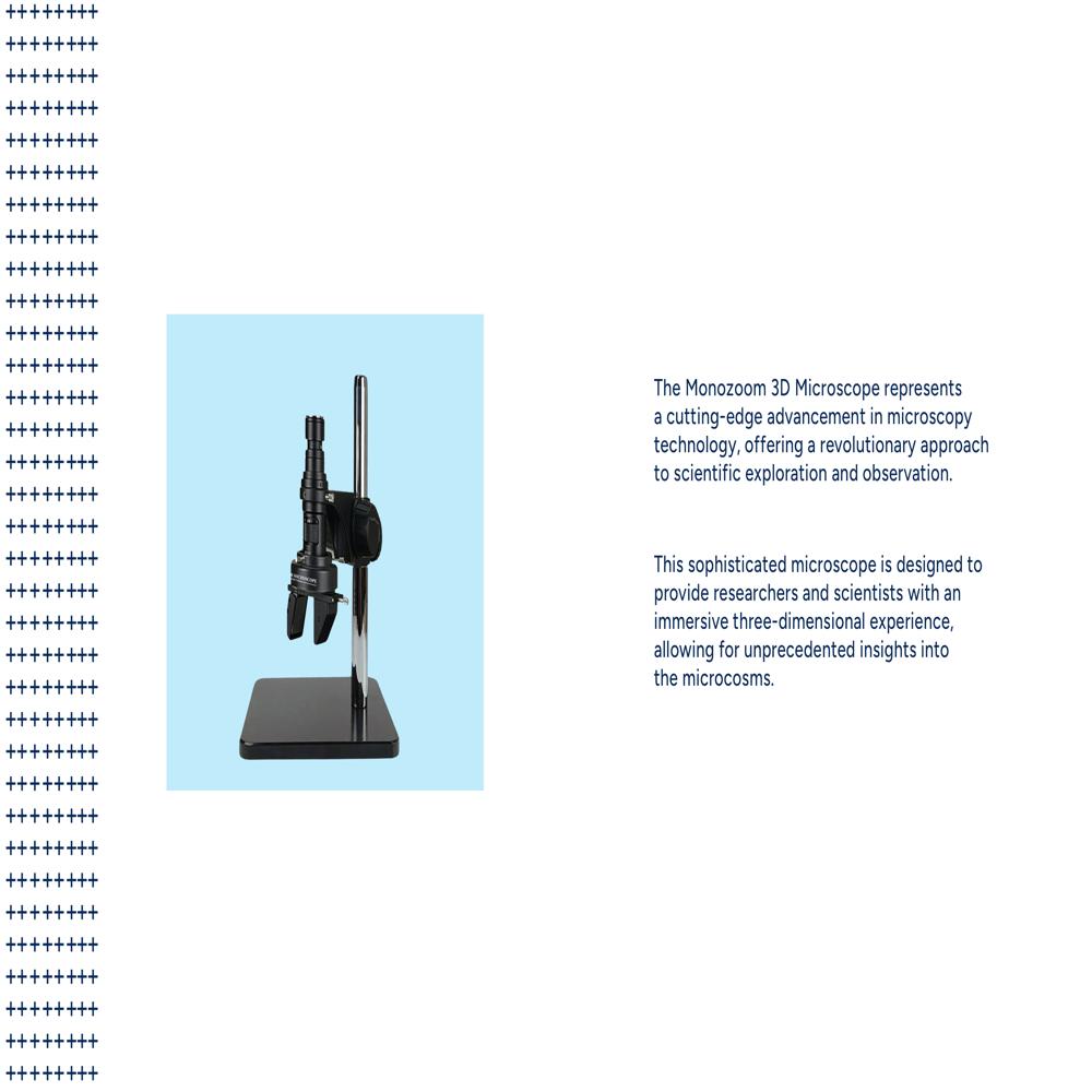 JBM- HD3D Monozoom 3D Microscope Manual Rotation