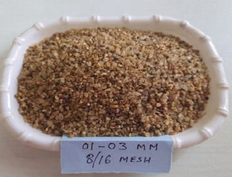 8-16 Mesh Water Filteration Coarse Sand - Application: Construction