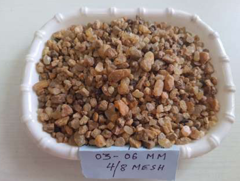 3-6 Mm (4-8 Mesh) Filter Media Pebbles - Natural Stone Type: Sandstone