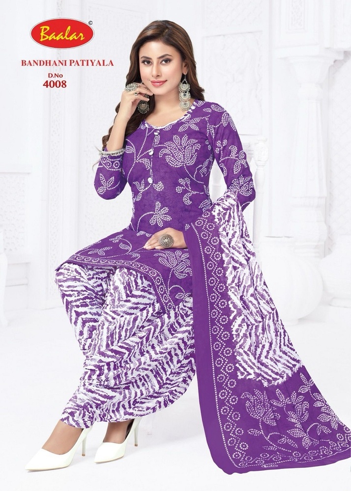 Baalar Bandhani Vol-4 - Dress Material - Color: Multicolors