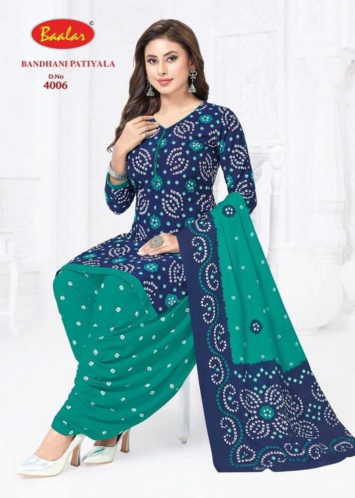 Baalar Bandhani Vol-4 - Dress Material - Color: Multicolors