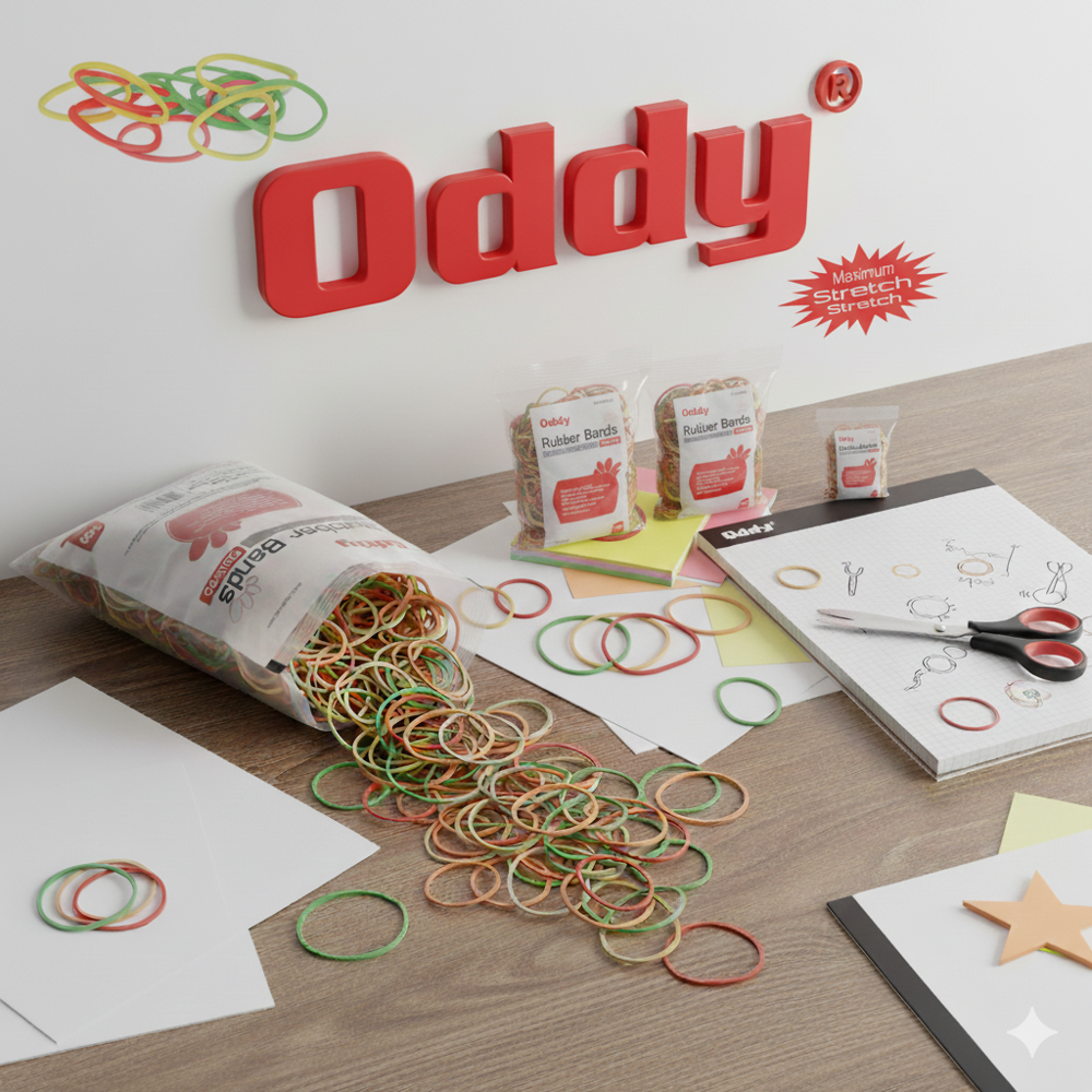 Oddy Rubber Bands - Shape: Round