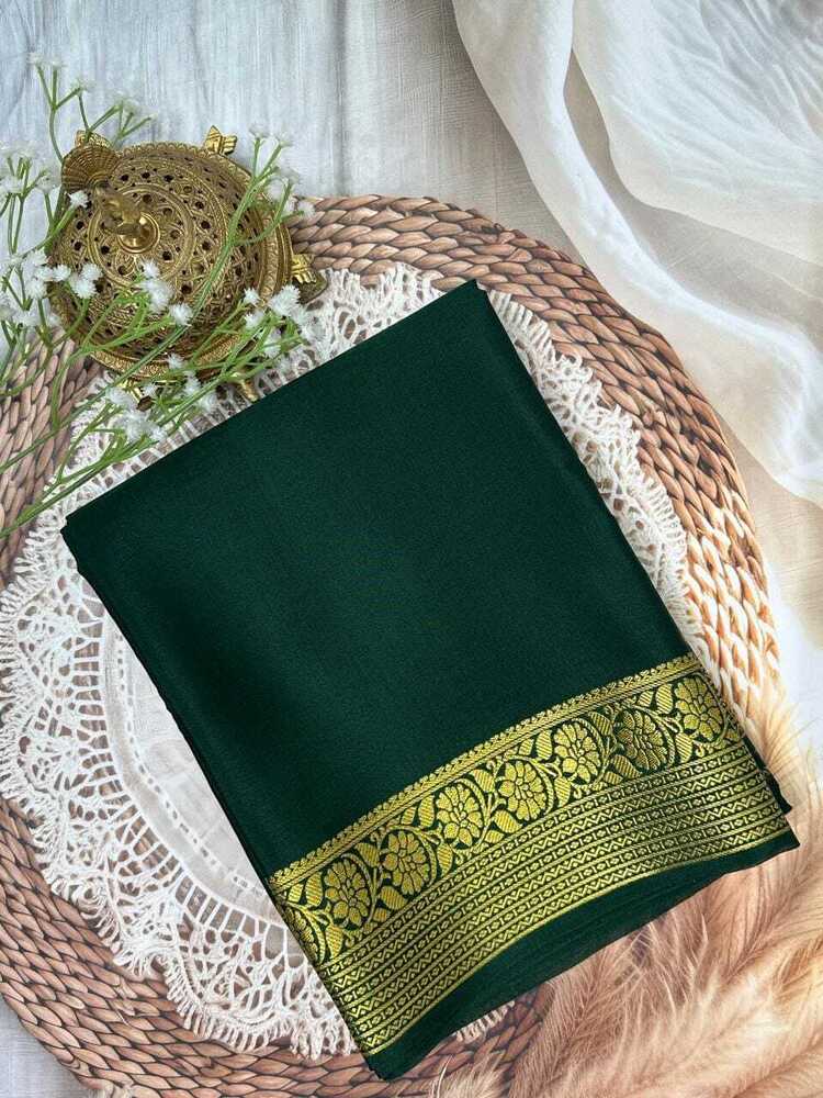 Mysore Crape Silk Saree