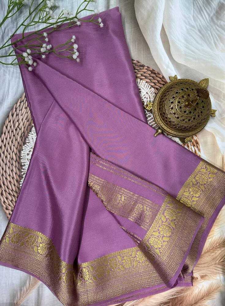 Mysore Crape Silk Saree