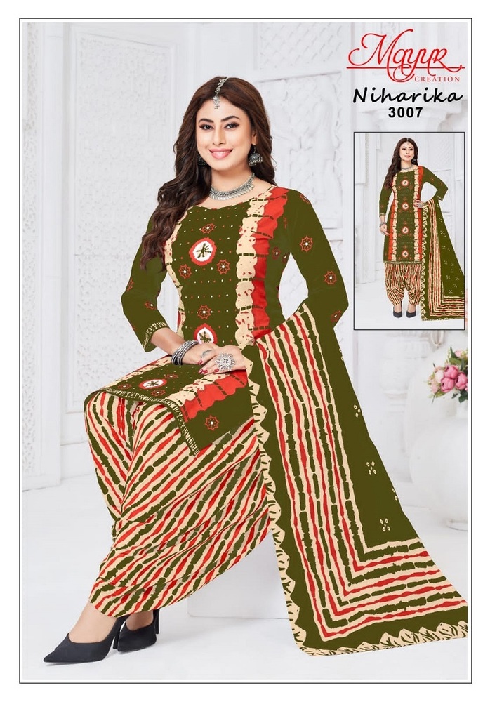 Mayur Niharika Vol-3 Dress Material