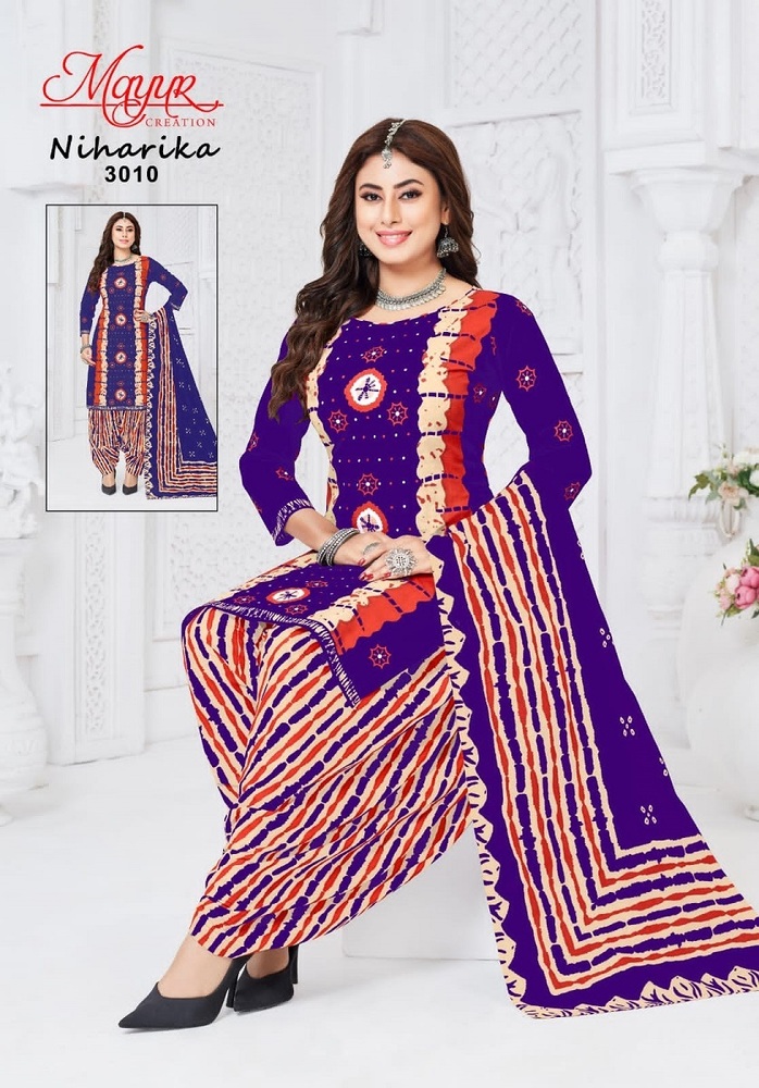 Mayur Niharika Vol-3 Dress Material