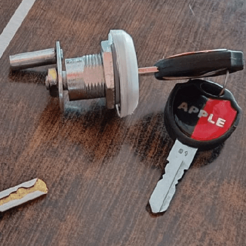 38 Mm Cam Lock - Color: Silver