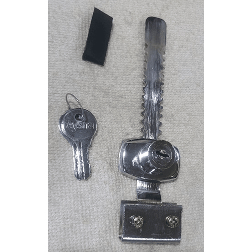 Glass Lock Cam Lock - Color: Silver