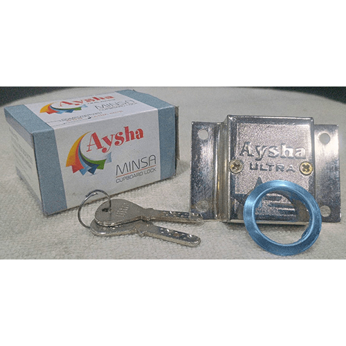 Minsa Ultra Cupboard Lock - Color: Silver