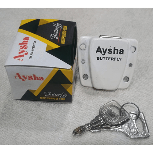 Butterfly Multipurpose Lock - Color: Silver