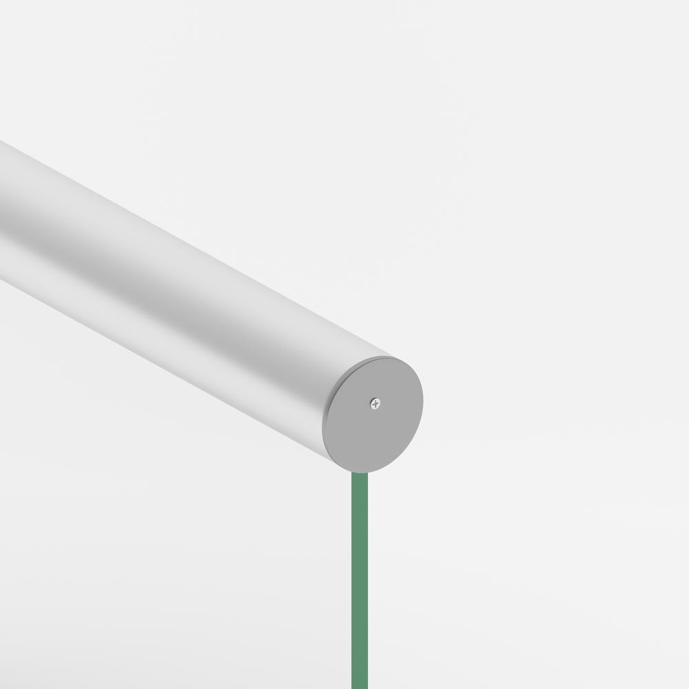  50X50 MM ALUMINIUM HANDRAIL 04VA004