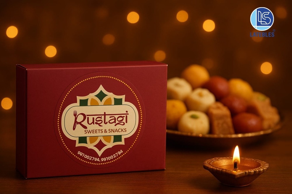 Sweet Box Labels, Stickers - Coating Type: Laminated