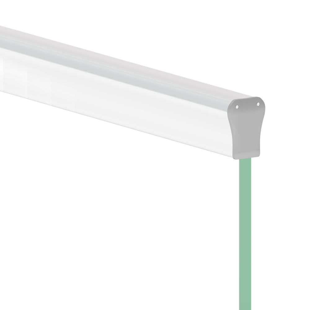 41X35 MM ALUMINIUM HANDRAIL 04VA009