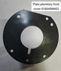 Plate Planetary Front Cover (0180408m02) - Color: Black