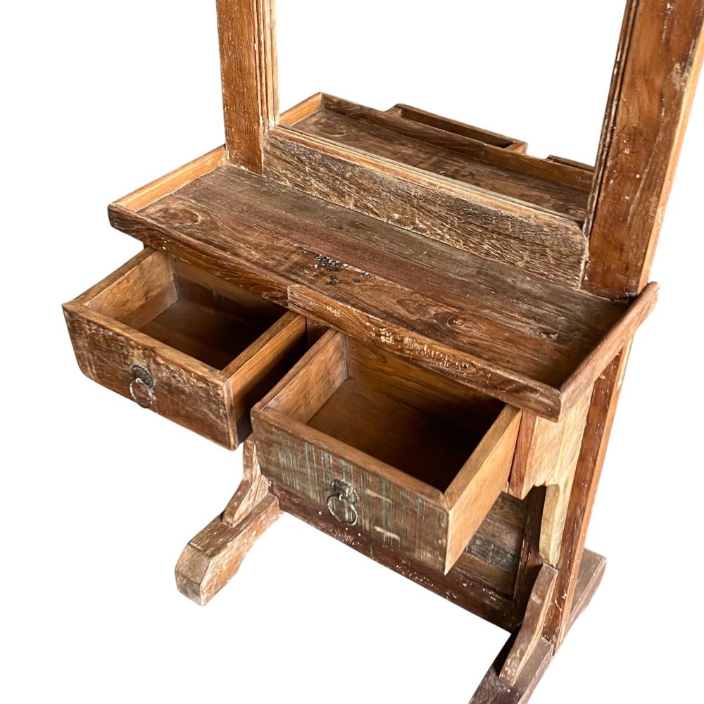 Antique Wooden Dressing - Artwork: Crafted