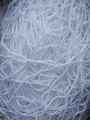 5 Mm Face Mast Elastic Cords - Color: White
