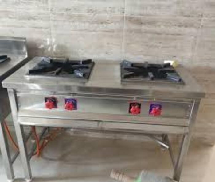 Double Burner Cooking Range - Gas Type: L.p. Gas