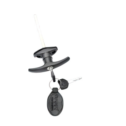 Ssl105 T Type Outside Handle With Keys Black - Application: Home