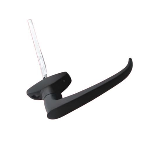 Ssl106 L-Type Handle W-H Keys Export Type Chrome - Color: Black