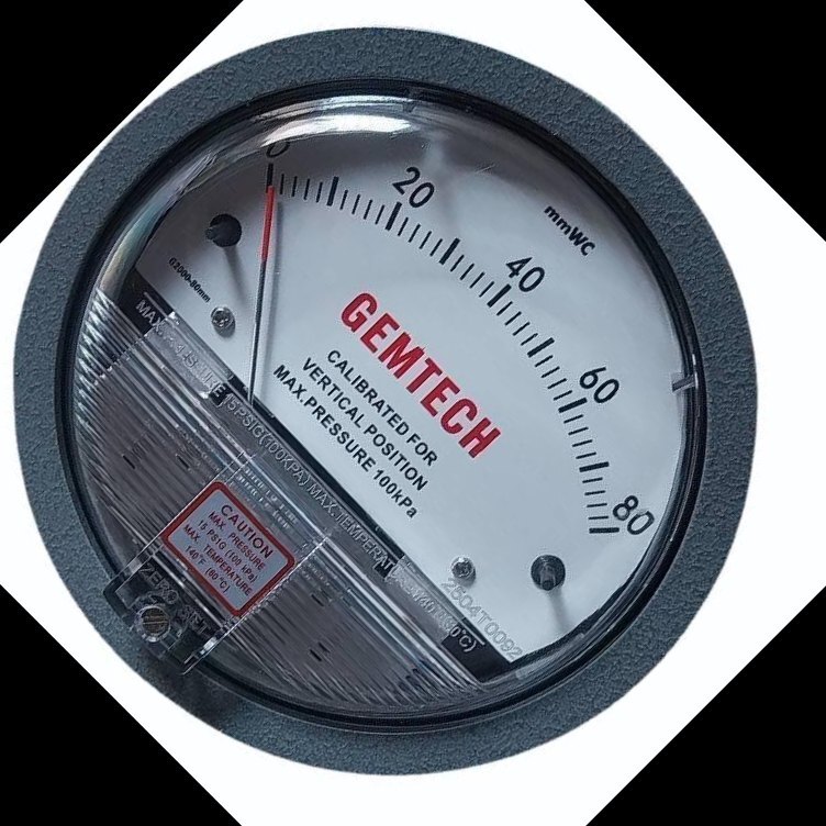 GEMTECH Differential Pressure Gauge Distributor For Kalol Gujarat