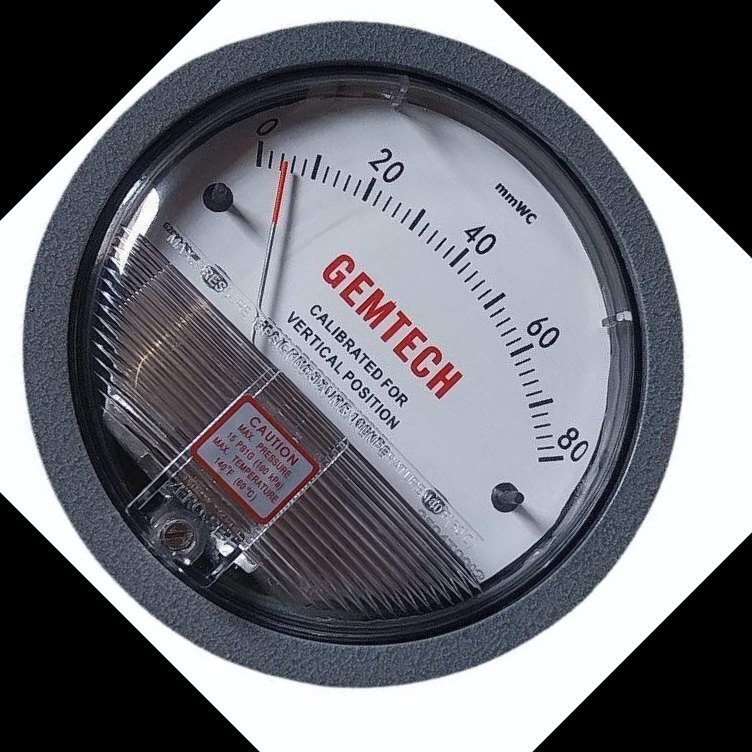 GEMTECH Differential Pressure Gauge Distributor For Kalol Gujarat