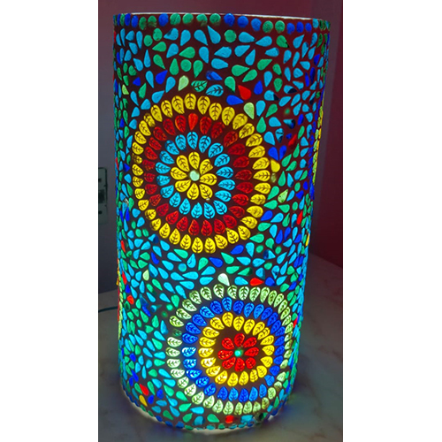 Mosaic Glass Pipe Lamp