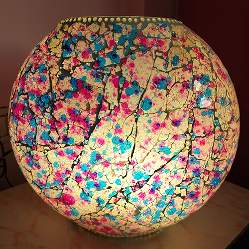 Tuffen Glass Purse Lamp