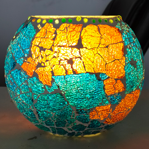 Tuffen Glass Purse Lamp