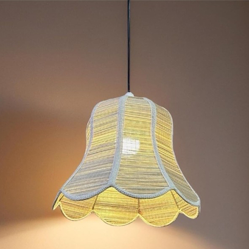 Bamboo Flower Hanging Lamp