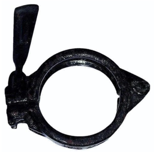Concrete Pump Pipeline Clamp - Color: Black