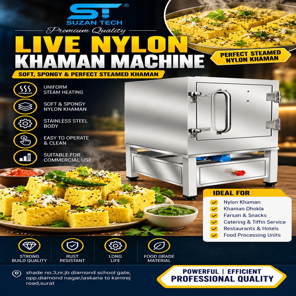 Live Nylon Khaman Machine - Automation Grade: Automatic