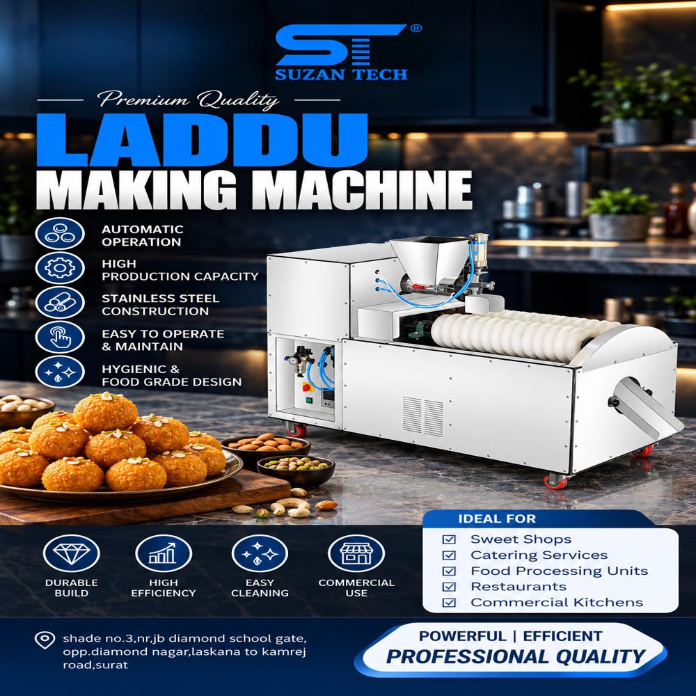 Semi Automatic Laddu Making Machine - Capacity: 300-600 Kg/day