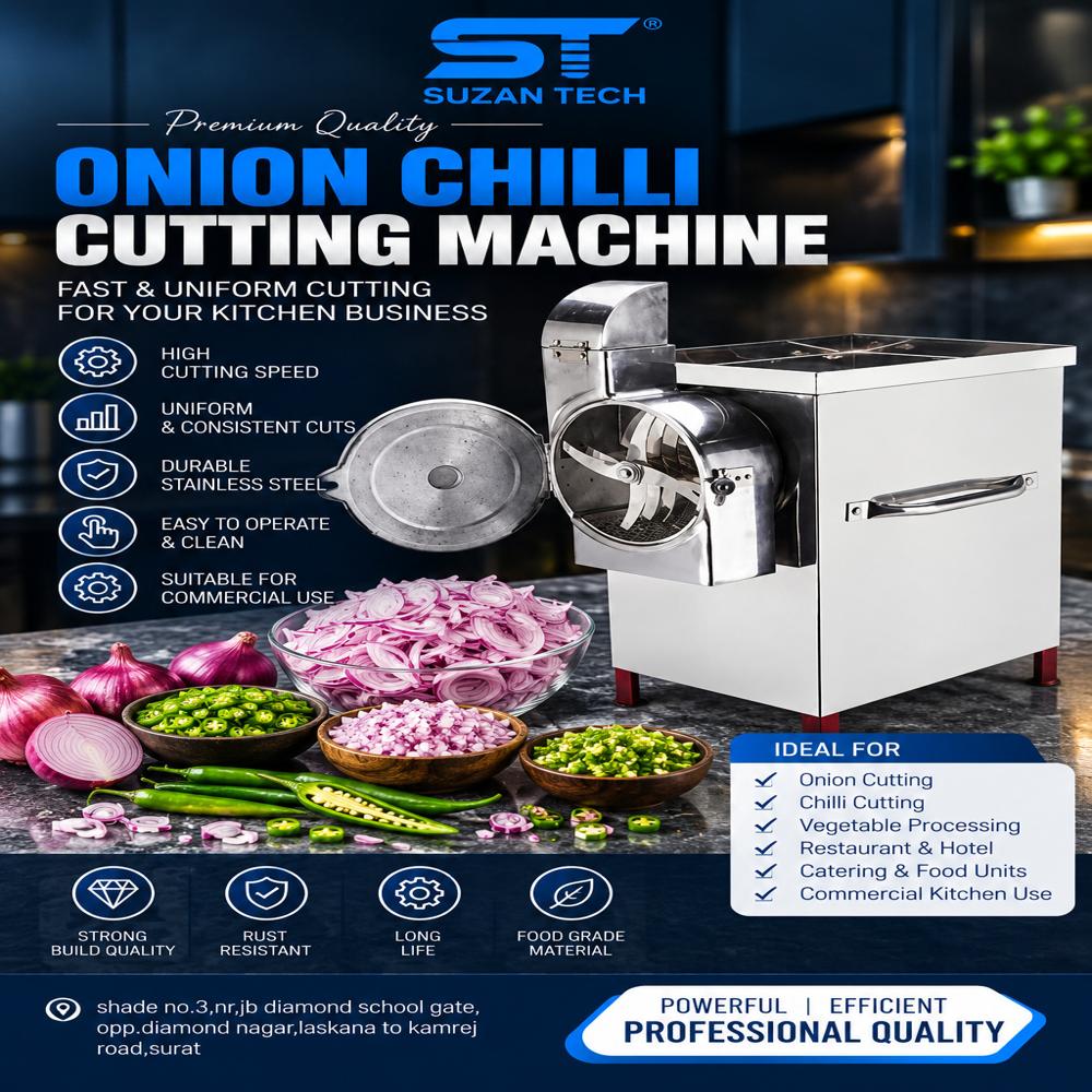 Onion Cutter Chopper - Automation Grade: Automatic