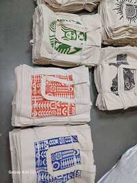 Printed Cotton Bag - Color: Multicolor