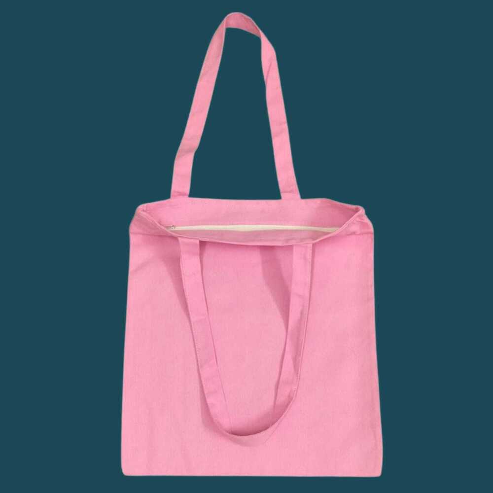 Printed Loop Handle Canvas Bag