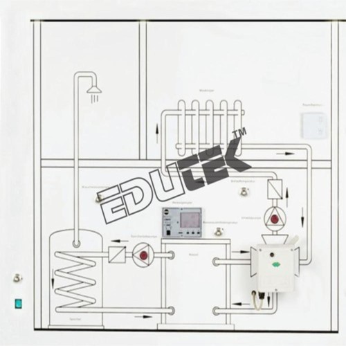 Domestic Heating System Control Training Panel - Durable Abs Plastic | Comprehensive Training Setup, User-friendly Interface, Realistic Simulation Features
