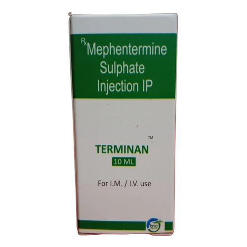 10Ml Terminan Mephentermine Sulphate Injection - Physical Form: Liquid