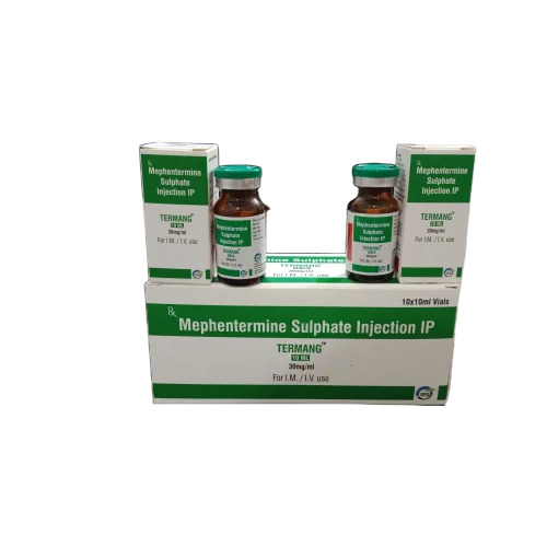 30Mg Termang Mephentermine Sulphate - Drug Type: Injection