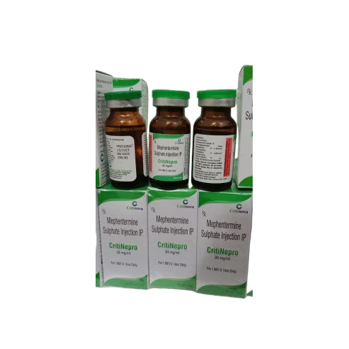 Critinepro Mephentermine Sulphate Injection - Physical Form: Liquid
