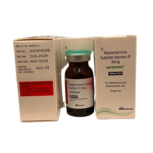 Naprophen Mephentermine Sulphate Injection - Physical Form: Liquid